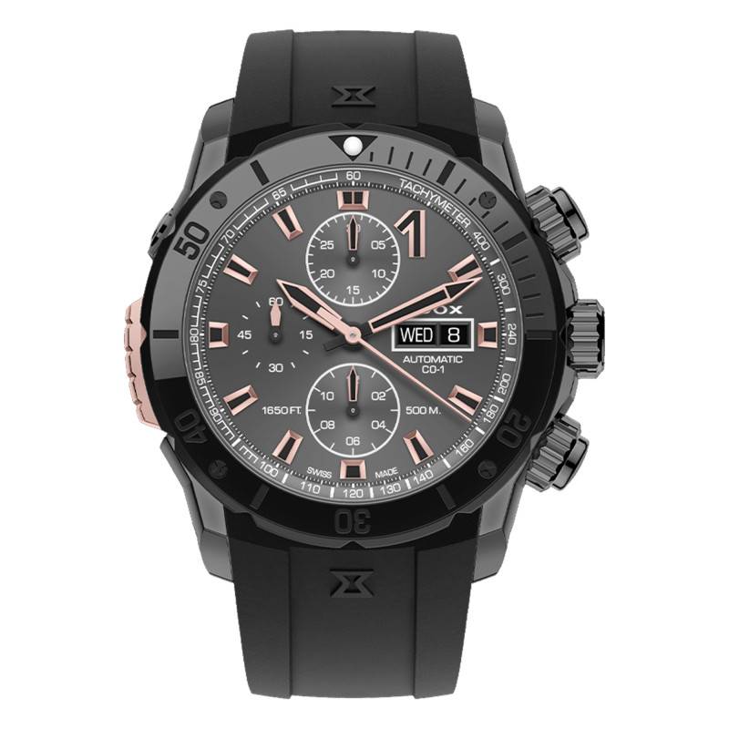 Watch CO-1 Chronograph Automatic 01128-37GNRCA-GNR - Edox