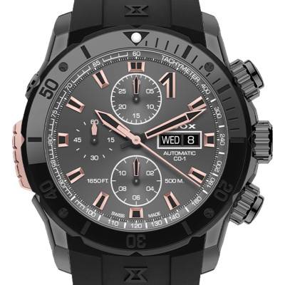 Montre CO-1 Chronograph Automatic 01128-37GNRCA-GNR - Edox