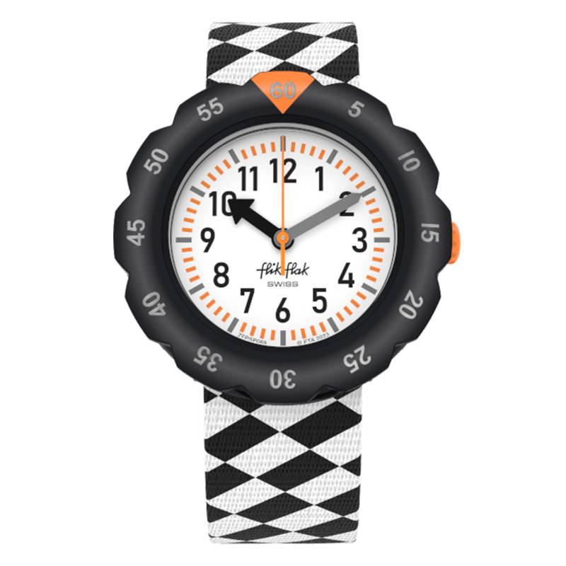 Race Flag FPSP069 Watch - Flik Flak