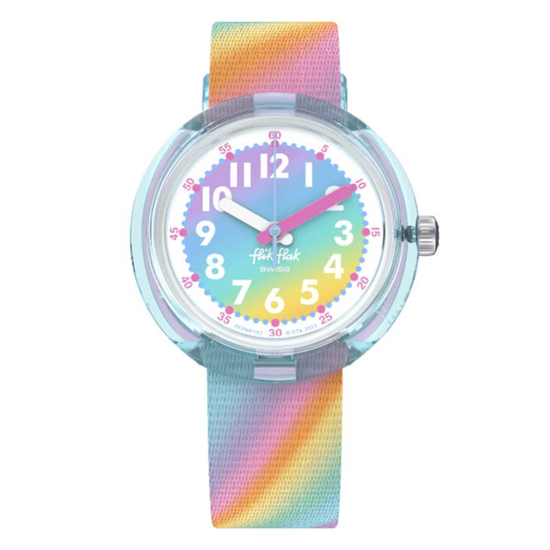 Montre Organized Chaos Liquid Rainbow FPNP152 - Flik Flak - Ocarat