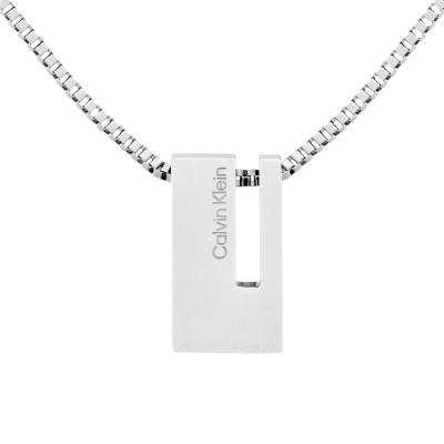 CK Exposed Steel Necklace, Length 61 cm - 35100019 - Calvin Klein