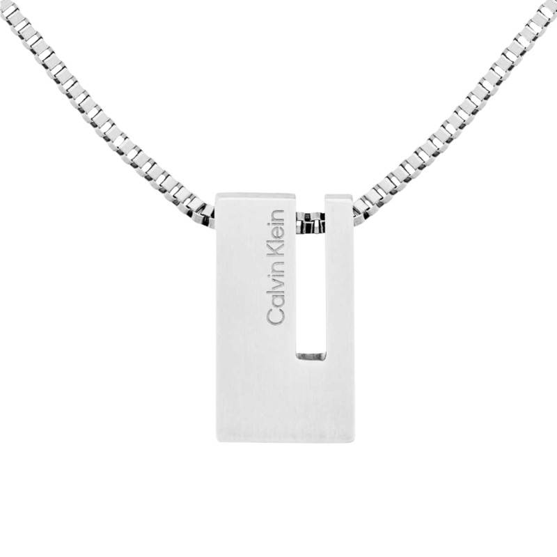 CK Exposed Steel Necklace, Length 61 cm - 35100019 - Calvin Klein