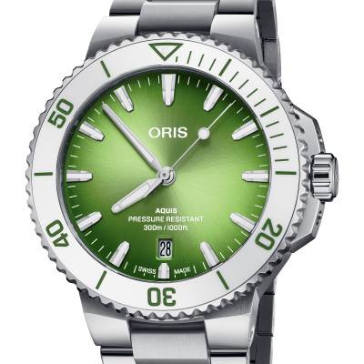Montre Aquis Date Taste of Summer 41.50 mm 01 733 7787 4137-07 8 22 04PEB - Oris