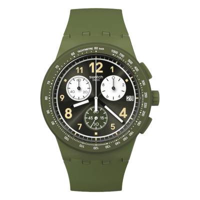 Nothing Basic About Green SUSG406 Watch - Swatch