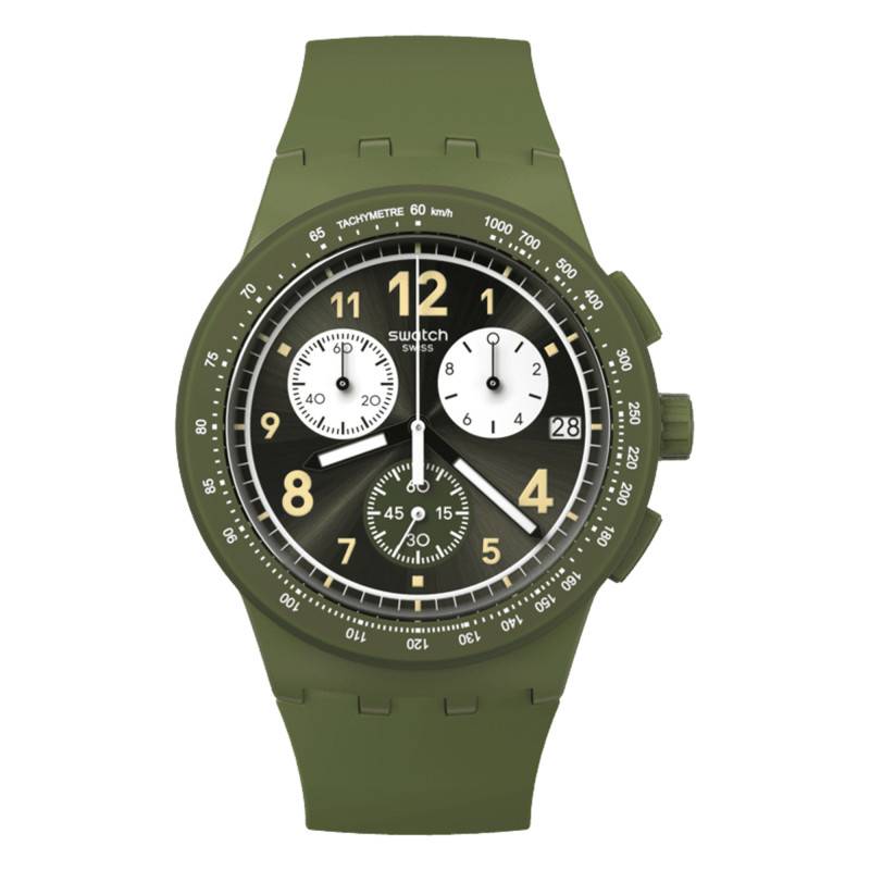 Nothing Basic About Green SUSG406 Watch - Swatch