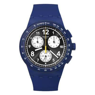 Nothing Basic About Blue Watch SUSN418 - Swatch