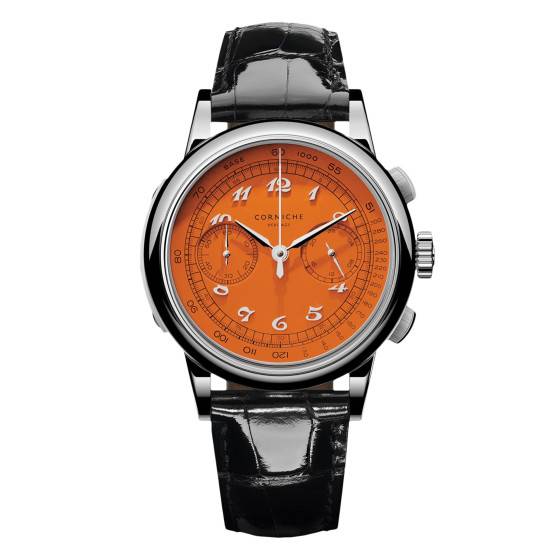 Band Orange Chronograph Watch 正規店】 コーニッシュ 腕時計 CW