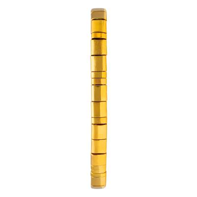 Tiya Miyuki Gold-Plated Metal & Yellow Enamel Bracelet - Naïades
