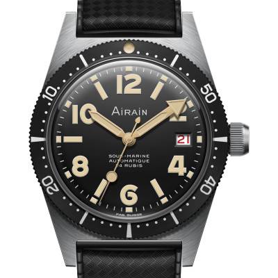 Airain Sous-Marine Re-Edition Lollipop Watch 524.437A - Airain