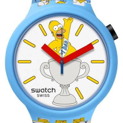 Swatch x The Simpsons Best. Dad. Ever Watch SB05Z100 - Swatch