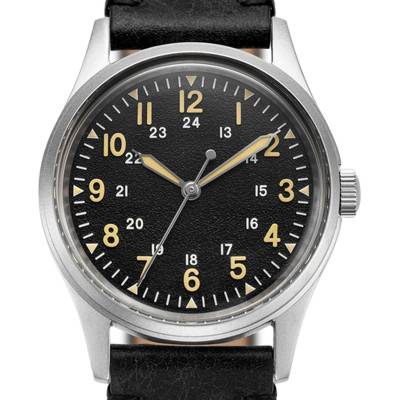 Jungle Field Popcorn Patina Watch P-34-JF-BK - Praesidus