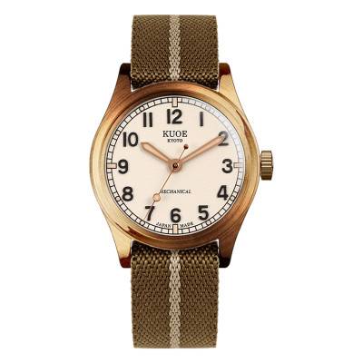 Montre Old Smith 90-002 Bronze Case Ivory Dial No-Date - Kuoe Kyoto