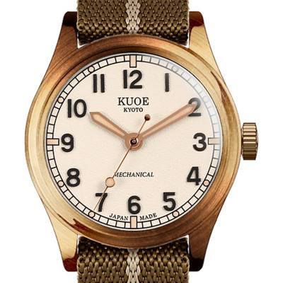 Montre Old Smith 90-002 Bronze Case Ivory Dial No-Date - Kuoe Kyoto