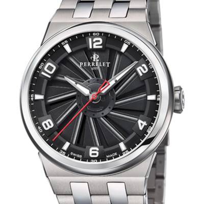 Montre Turbine 41 Full Titanium Black A4066/4 - Perrelet