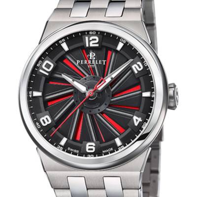 Turbine 41 Full Titanium Red Watch A4066/1 - Perrelet