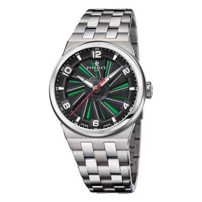 Turbine 41 Full Titanium Green Watch A4066/3 - Perrelet