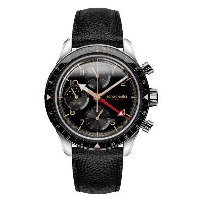 Montre 1956 Chronographe GMT Noir - Echo/Neutra