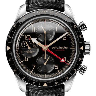 Montre 1956 Chronographe GMT Noir - Echo/Neutra