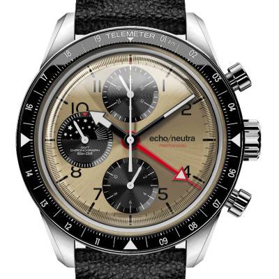 Montre 1956 Chronographe GMT Bronze - Echo/Neutra