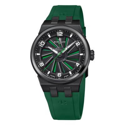 Montre Turbine Titanium 41 Green A4067/5 - Perrelet