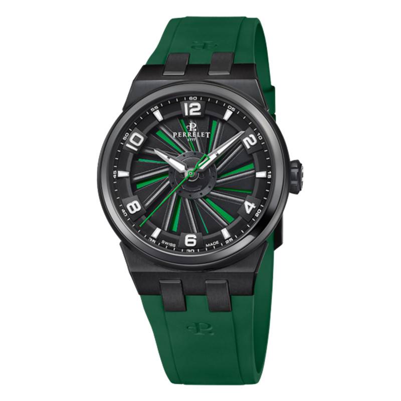 Turbine Titanium 41 Green A4067/5 Watch - Perrelet