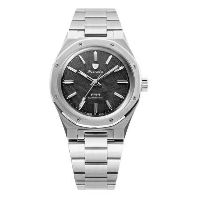 Nivada Grenchen F77 Stainless Steel Meteorite 68016A77 Watch - Nivada Grenchen