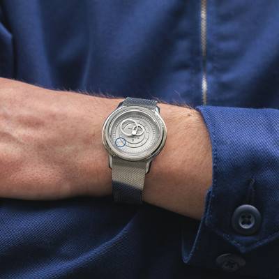 Montre Seconde Française 20.24 Gris Perle - Beaubleu