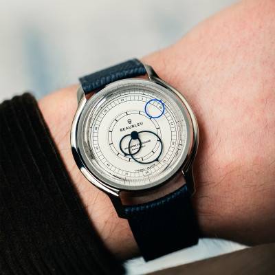 Montre Seconde Française 19.24 Blanc Ivoire - Beaubleu