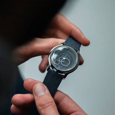 Montre Seconde Française 19.24 Gris Anthracite - Beaubleu