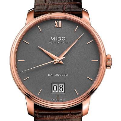 Baroncelli III Big Date Watch M0274263608800 - Mido