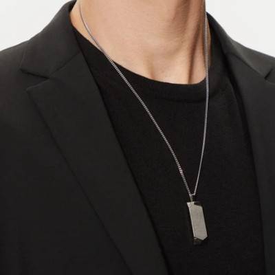 Magnify Stainless Steel Necklace, Length 61 cm - 35100011 - Calvin Klein