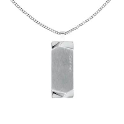 Magnify Stainless Steel Necklace, Length 61 cm - 35100011 - Calvin Klein