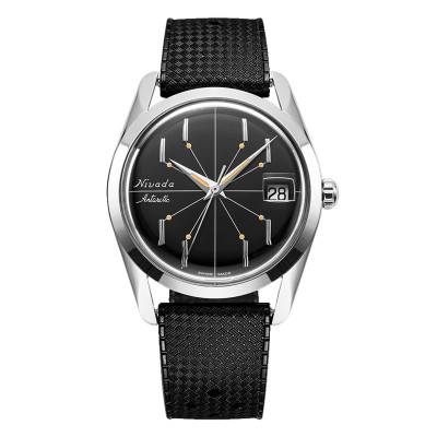 Antarctic Spider Black 35mm 35011 Watch - Nivada Grenchen