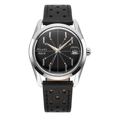 Antarctic Spider Black 35mm 35011 Watch - Nivada Grenchen