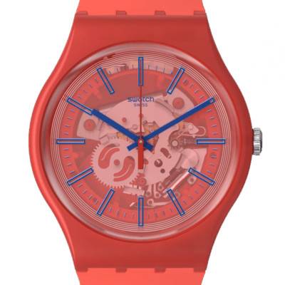 Watch Swatch Pay! Redder Than Red Pay! SO29R107-5300 - Swatch
