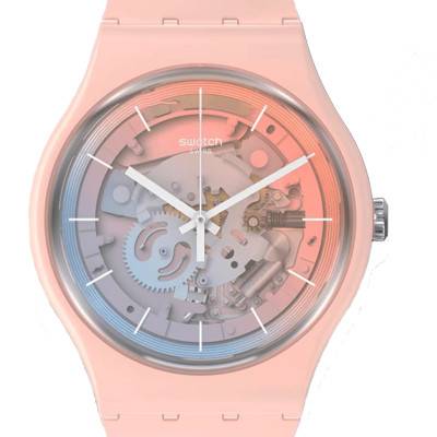 Swatch Pay! Fleetingly Pink Pay! SO32P103-5300 Watch - Swatch