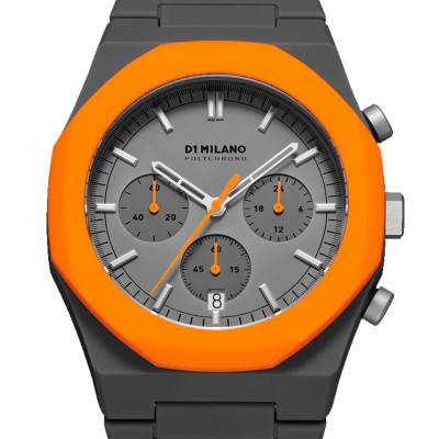 Montre Polychrono 40.5mm Orange Blast PHBJ01 - D1 Milano