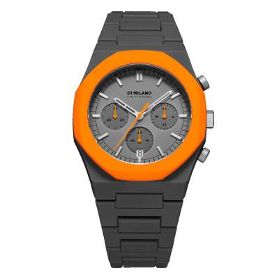 Montre Polychrono 40.5mm Orange Blast PHBJ01 - D1 Milano