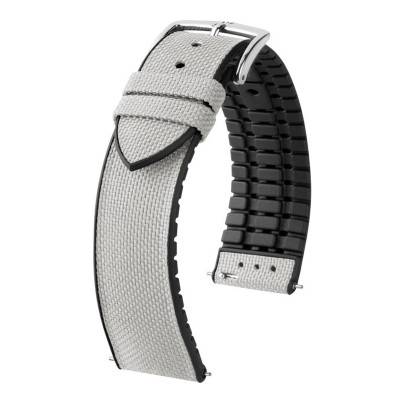 Bracelet de montre Arne Gris 0925090X30 en 18 mm, 20 mm ou 22 mm - Hirsch