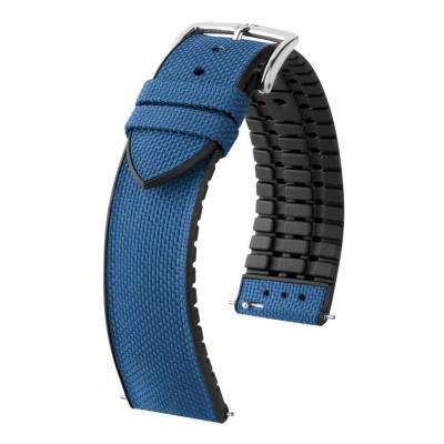 Arne Light Blue 0925090X80 Watch Strap in 18 mm, 20 mm, or 22 mm - Hirsch
