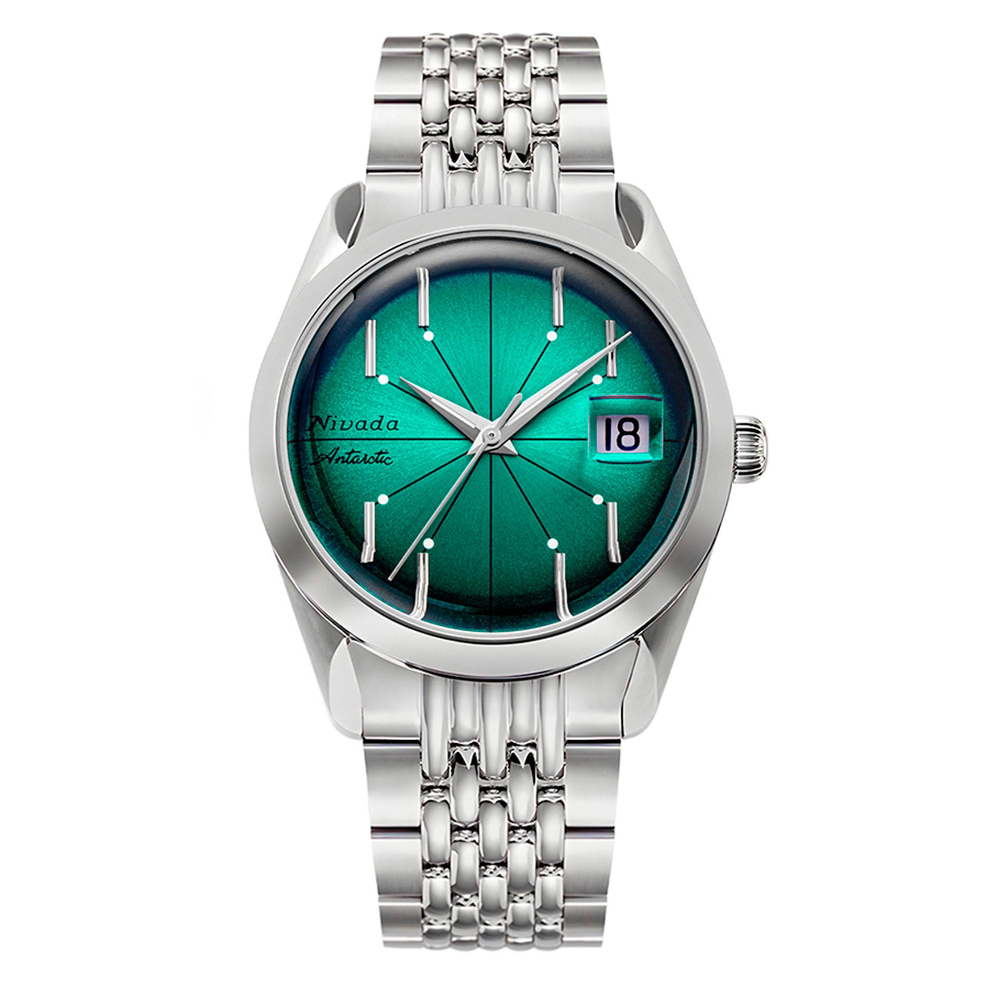 Montre Antarctic Spider Green Nivada Grenchen Ocarat