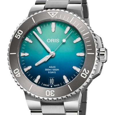 Montre Aquis Great Barrier Reef Limited Edition IV 01 400 7790 4185-Set - Oris