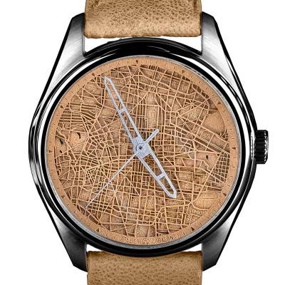 Montre Mexico Paper Agujas Plateadas - Bosque de Chapultepec - Atelier Caradant