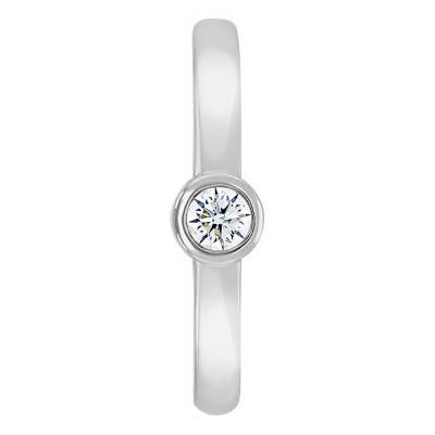 Bague Solitaire Diamant de 0,15 à 0,30 ct GVS1, Or Blanc 750 - Ocarat