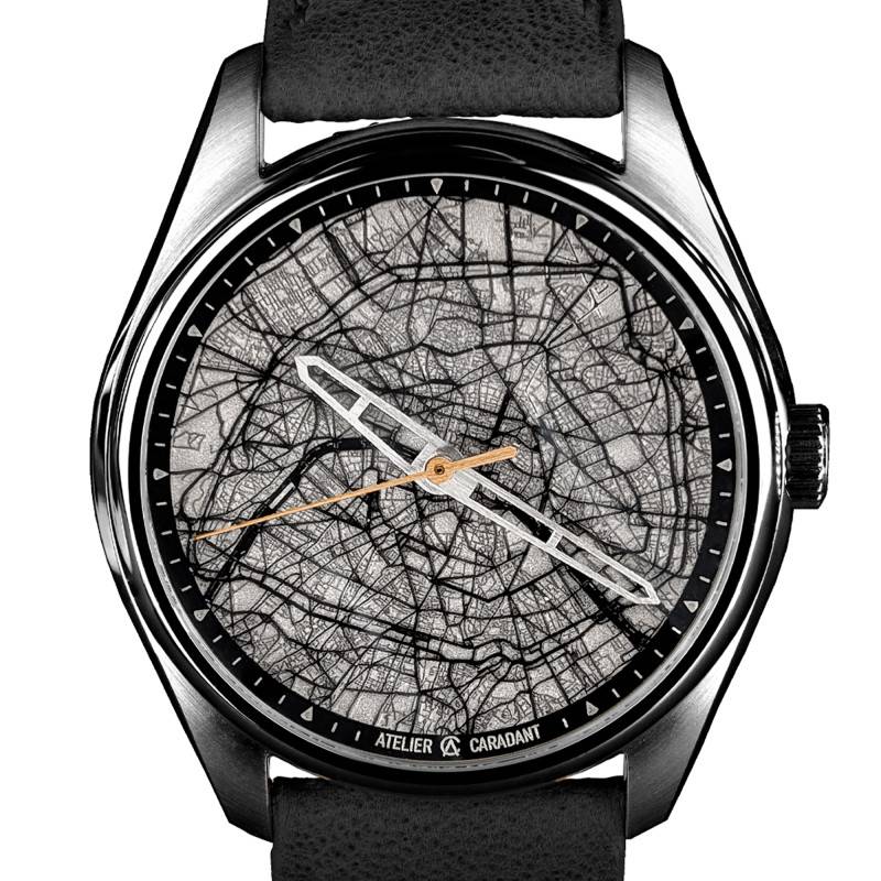 Montre Paris midnight - Champs élysées - Atelier Caradant - Ocarat