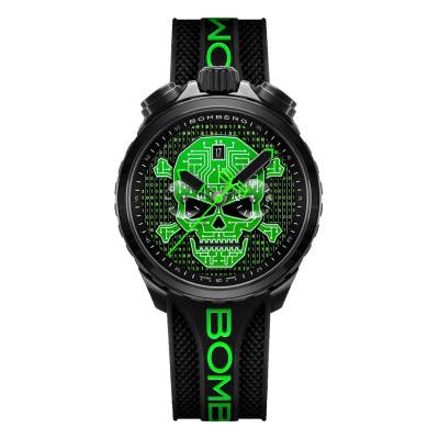 Montre BOLT-68 Heritage Cyber Skull Green Pack - BOMBERG