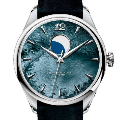 Montre The blue Rocky Moon - Schaumburg Watch