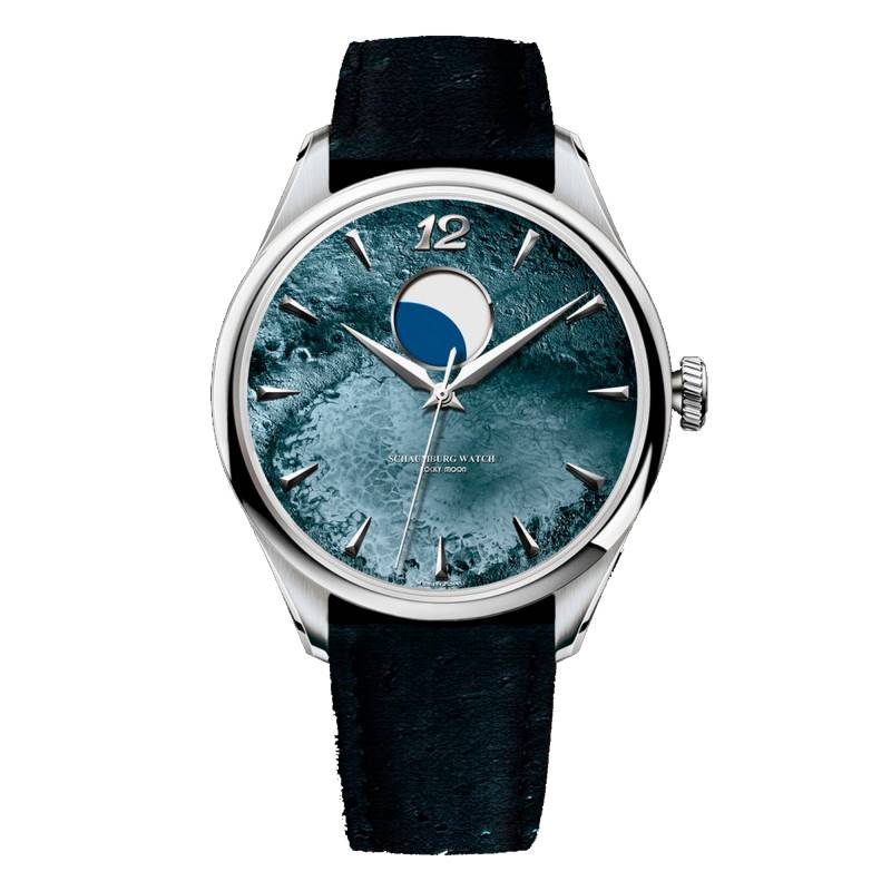 The Blue Rocky Moon Watch - Schaumburg Watch