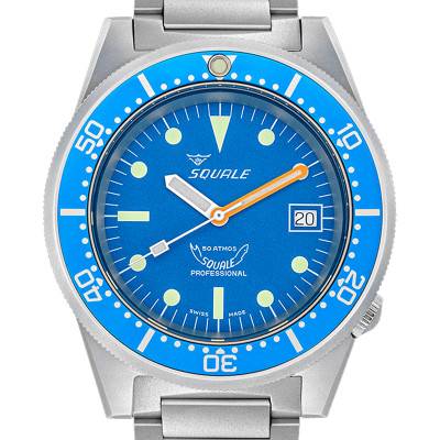 Montre 1521 Blue Blasted Bracelet 1521BLUEBL.SQ20S - Squale