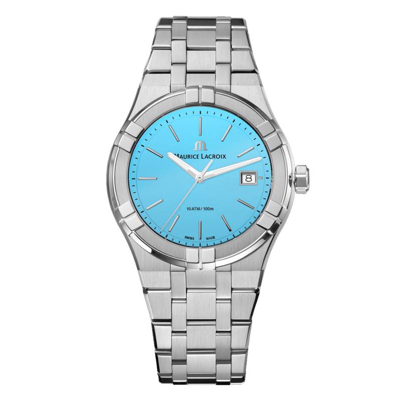 Aikon Quartz 40mm Colours Edition Watch AI1108-SS002-431-1 - Maurice Lacroix